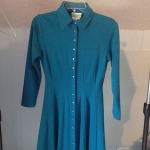 Long Button Up Dress