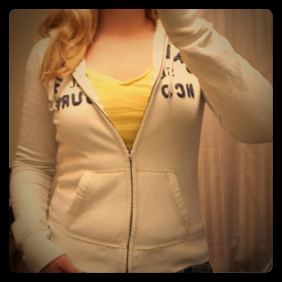 White sweatshirt