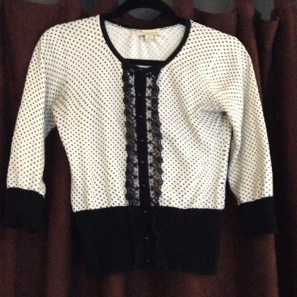 Forever 21 polka dot cardigan