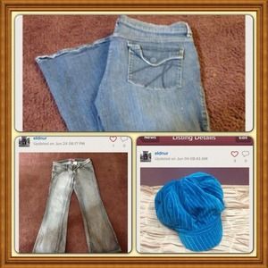 Bundle 2prs jeans and hat