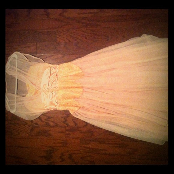 1930s Vintage pink party dress