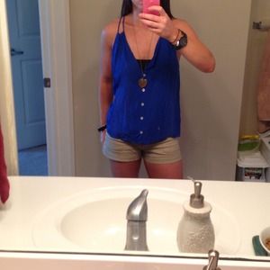SOLD IN BUNDLE! Bright blue tank