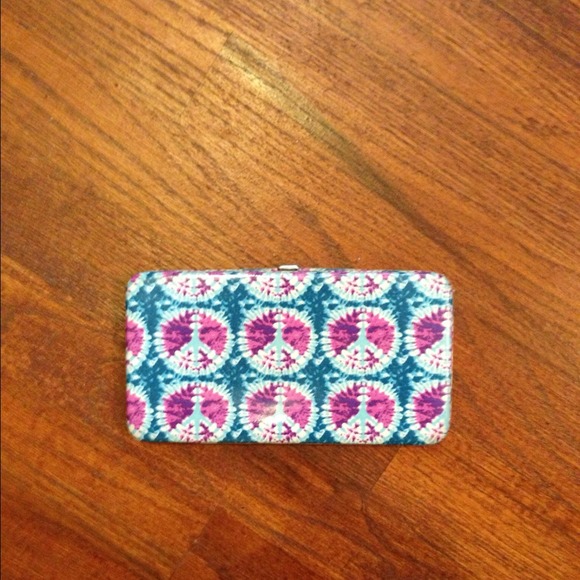 Peace wallet/clutch