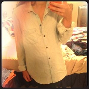 BUNDLE Oversized jean button down and AE jeggings