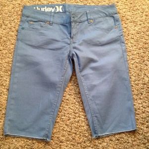 Light blue Hurley Bermuda shorts