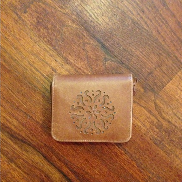 Brown leather wallet