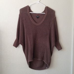 Express brown glittery sweater