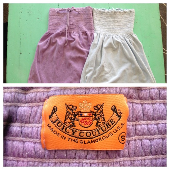 Bundle juicy terry tube dresses.