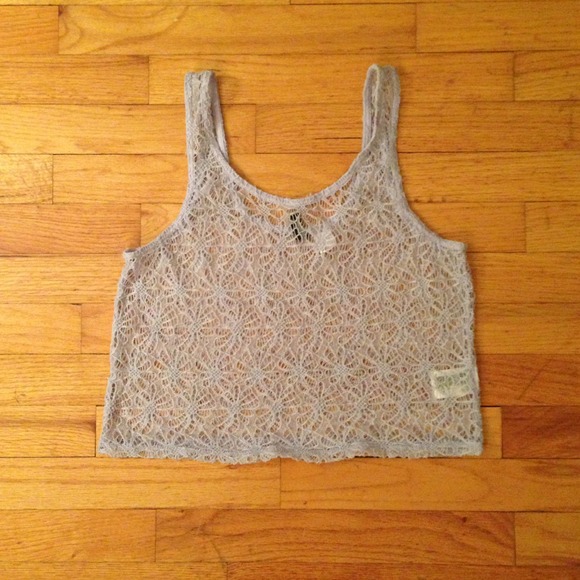 H&M Lace crop top