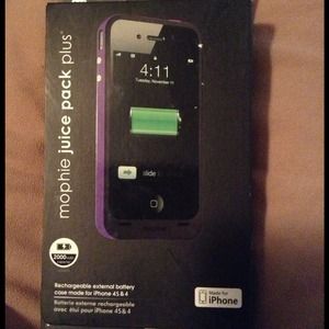 Mophie iPod 4/4S juice pack plus recharge battery