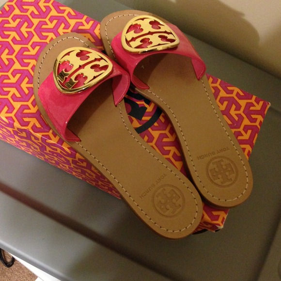 🚫SOLD🚫Pink Tory Burch Sandals - Picture 2 of 3