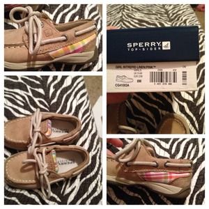 Toddler girls Sperrys sz 6