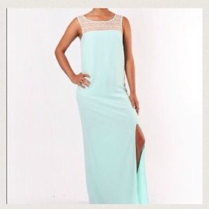 Mint dress; Cream dress; pink purse BUNDLE