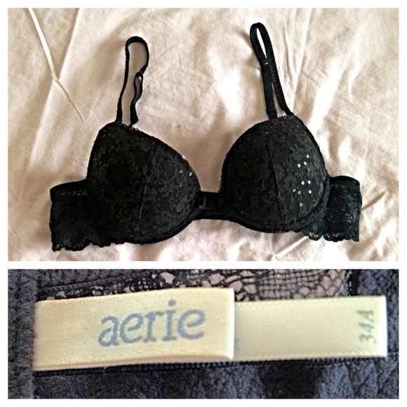 TRADED Aerie Sequined Push-Up Bra