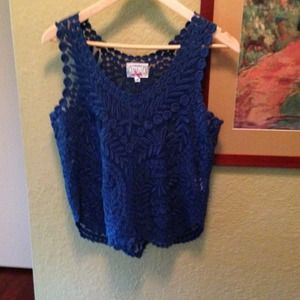 Blue blouse by Baraschi for Anthropologie.