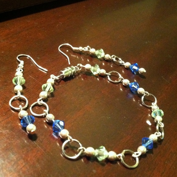 Handmade Bracelet and Earrings Set