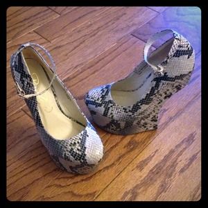 Snakeskin graffiti defying Heels!