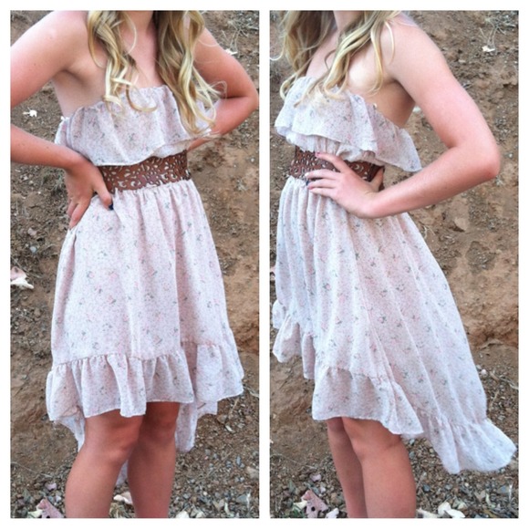 Waterfall Floral Dress