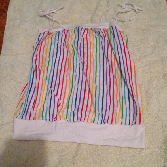 AmericanApparel rainbow tank