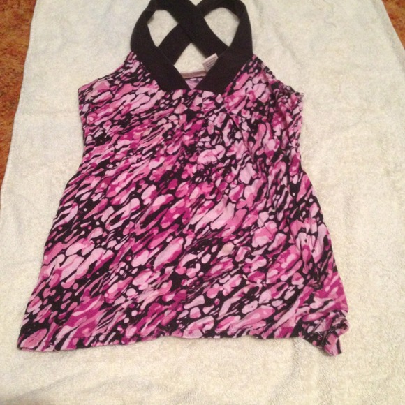 DKNY cross back tank