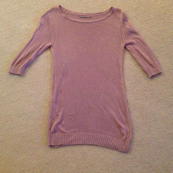 pale pink long sweater