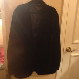 MENS Alfani black suade jacket