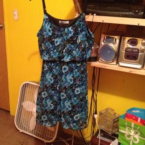 Blue floral dress. Very casual. Worn once.