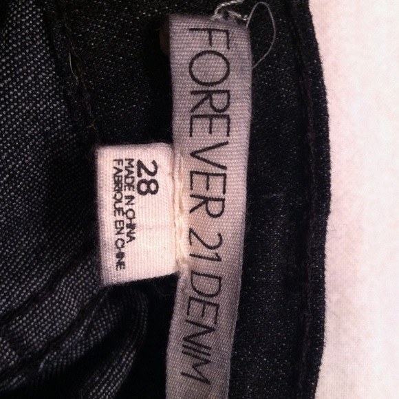 ❌❌sold❌❌Forever 21 dark jeans - Picture 3 of 4
