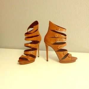 High heeled sandals