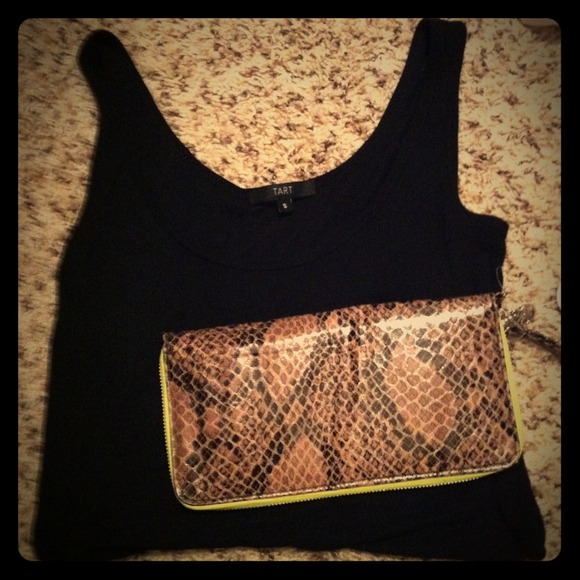 Jessica Simpson Clutches & Wallets - Jessica Simpson snakeskin wallet