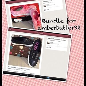 Bundle for @amberbutler92 Girls shoes