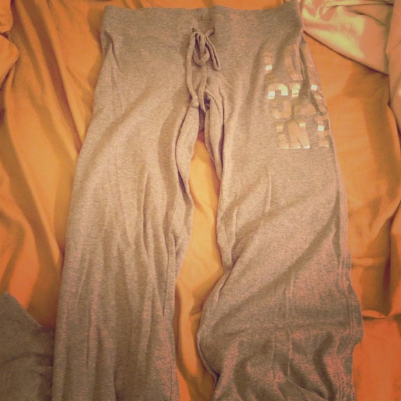 SOLD Gray knit pants from Victoria Secret PINK