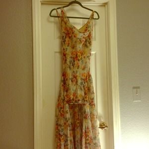 Floral print dress