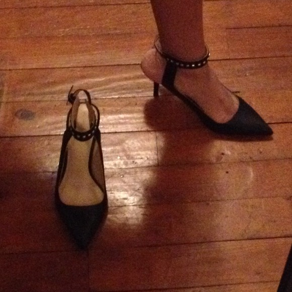 Zara ankle strap studded heels-size 41 - Picture 4 of 4