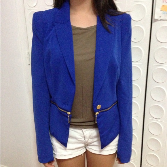 NWT Forever 21 cobalt blue blazer