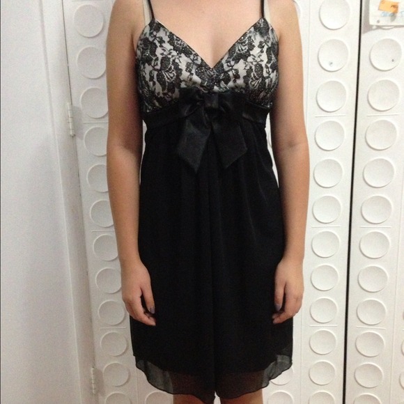 Little black laced dress