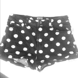 Tripp High Waisted Polka Dot Shorts