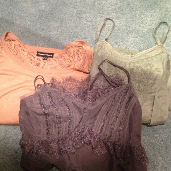 Three Warehouse shirts