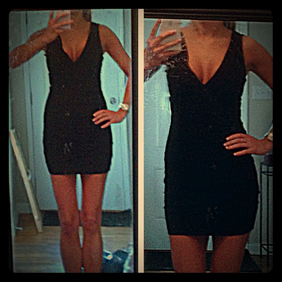 BCBGeneration black bodycon stretch dress XS