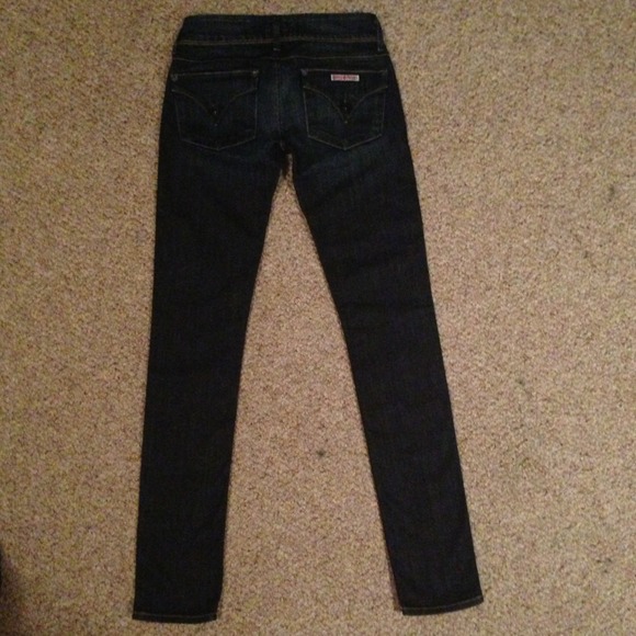 Hudson skinny leg, dark wash jeans sz 24 - Picture 2 of 4
