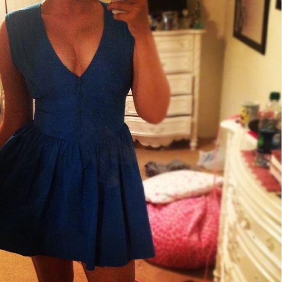 Blue vintage dress