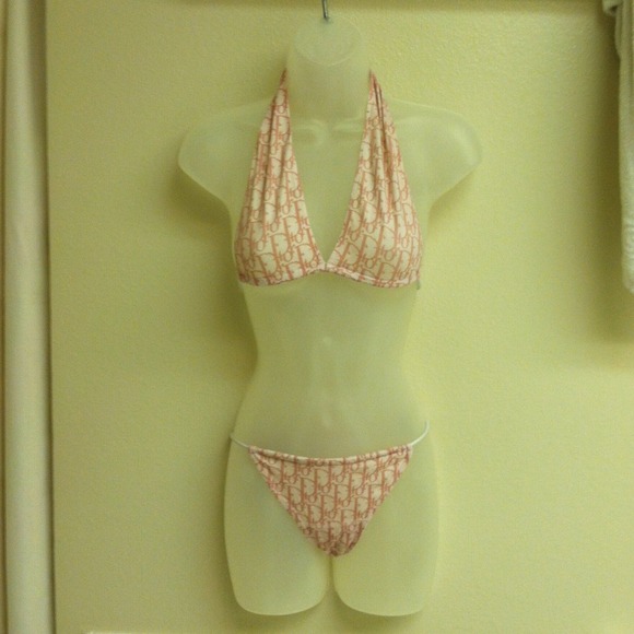 Pink Christian Dior Bikini
