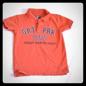 🎨Great North Dale Orange Polo🎨