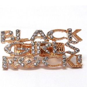 BLACK GIRLS ROCK TWO FINGER RING