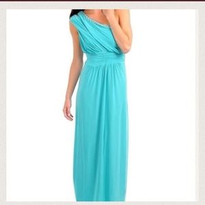 Mint evening gown