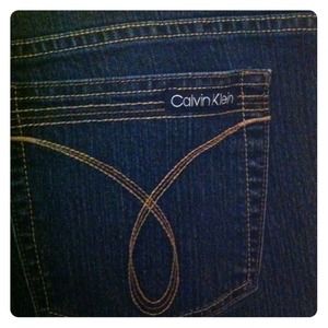 Calvin Klein dark wash womens 16 jeans