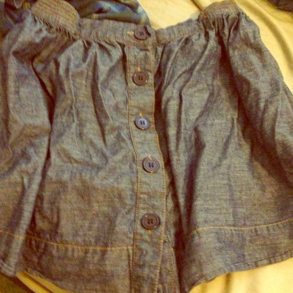 Cute!! Button down skirt