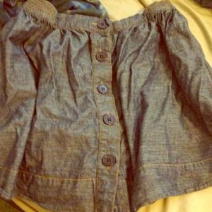 Cute!! Button down skirt