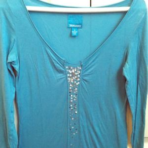 Hollister Long-Sleeve Tee with Sequins!