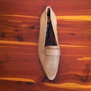 Etienne aigner leather loafer shoes
